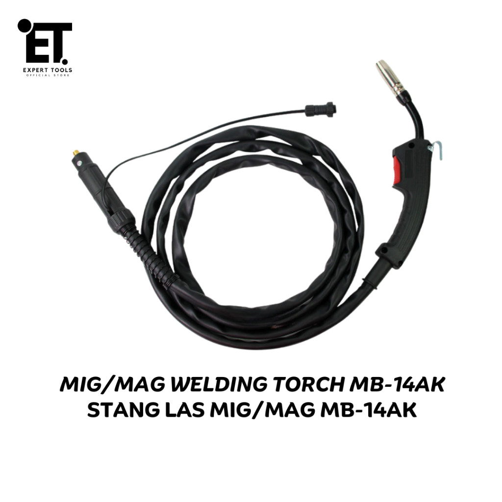 KDK Stang Las MIG Torch Tanpa Gas MB 14 AK MAG Welding Torch MB-14AK 3 4 5 Meter