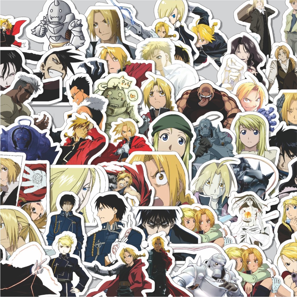 

Stiker Cutting Pack Stiker Anime Series Full Metal Alchemist Character Mix 3 Isi 100Pcs Series Aesthetic Lucu Keren Untuk Koper Bahan Vynil
