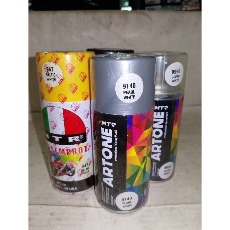 Pilox Cat Semprot 300cc Besar White Warna MTR Artone