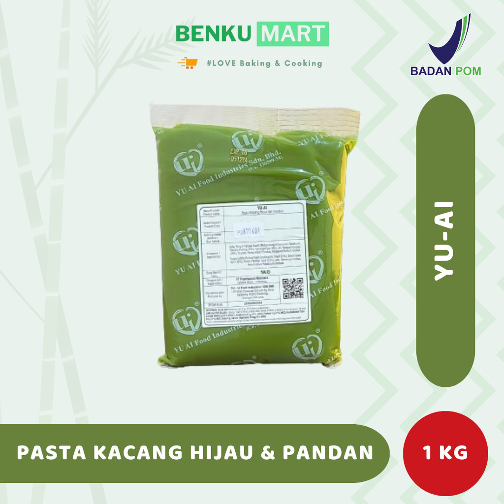 

Yu Ai Pandan Mung Bean Paste | Pasta Pandan Kacang Hijau 1 Kg