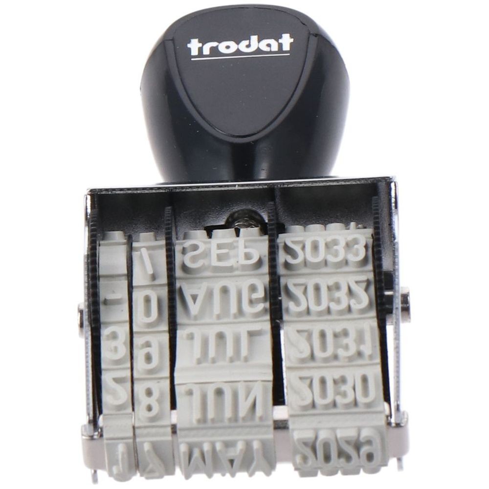 

Date Symbol Rolling Personalized Date Stamp Changeable Line Dater Roller Stamps Business Stamps Office