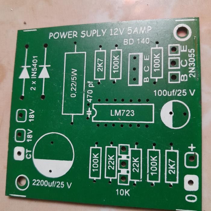 Part PCB Variable Adjustable Voltage Regulator LM723 LM 723 5 Ampere
