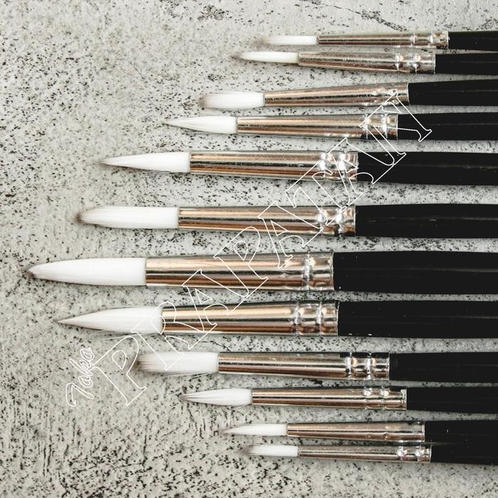 

Kuas Lukis Royal Art set 12 pcs / Painting Brush set - Spesifikasi