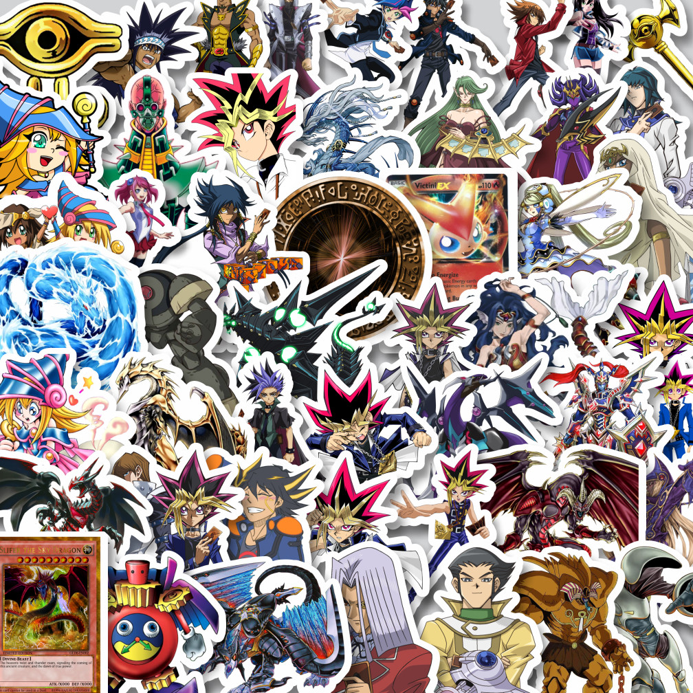 

Stiker Cutting Pack Stiker Anime Series Yu-Gi-Oh! Karakter V1 Isi 100Pcs Series Aesthetic Lucu Keren Untuk Koper Bahan Vynil