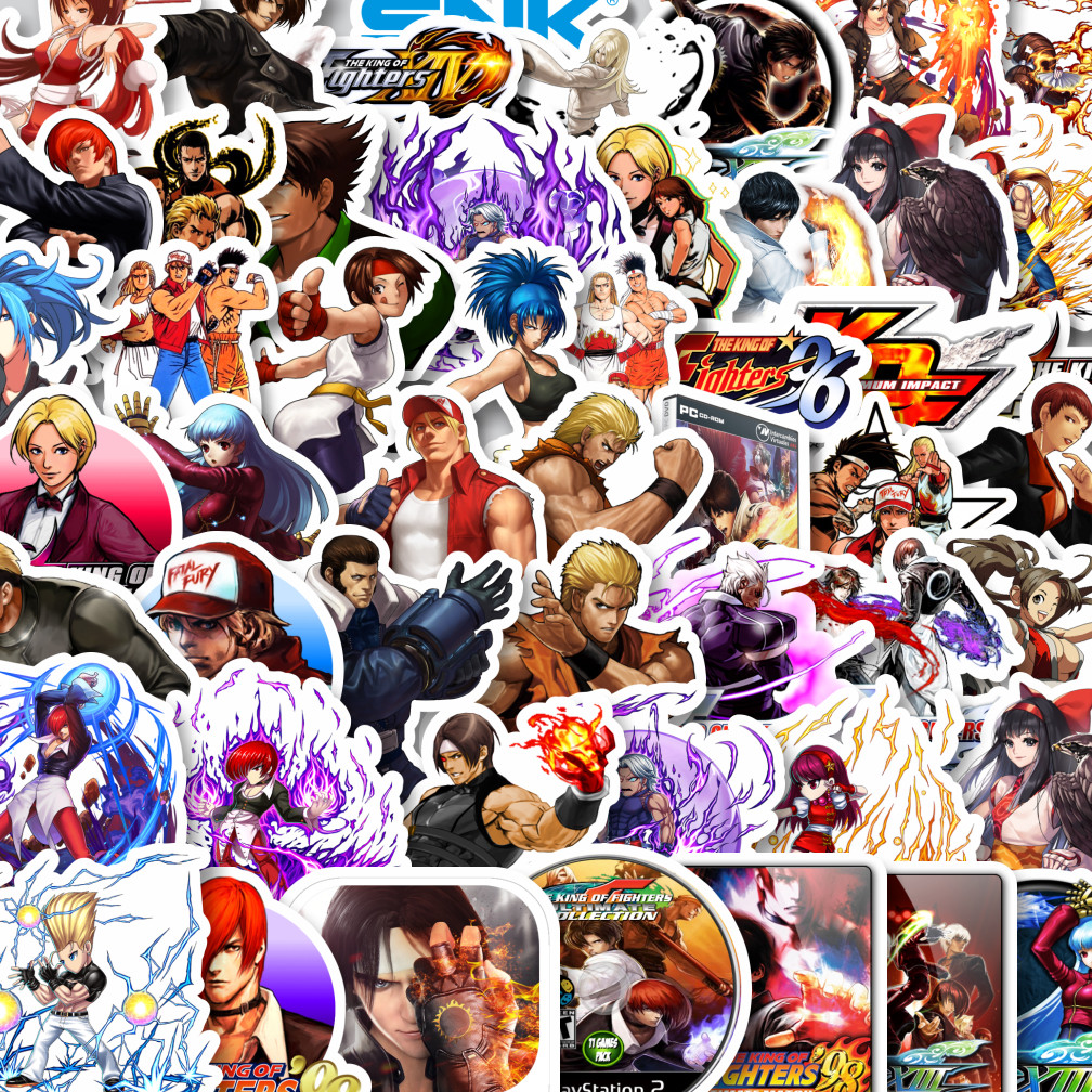 

Stiker Cutting Pack Stiker Game Series King Of Fighter Character Mix 1 Isi 100Pcs Series Aesthetic Lucu Keren Untuk Koper Bahan Vynil