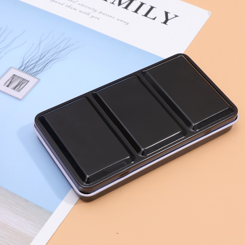 

Watercolor Paint Storage Empty Tins Case Liquid Pigment Holder Container Organizer