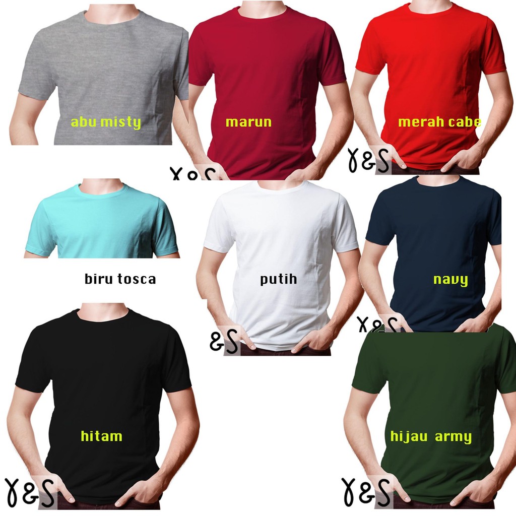 Bikin Kaos Costum Sablon Satuan Bandung Polo YS DTG PREMIUM