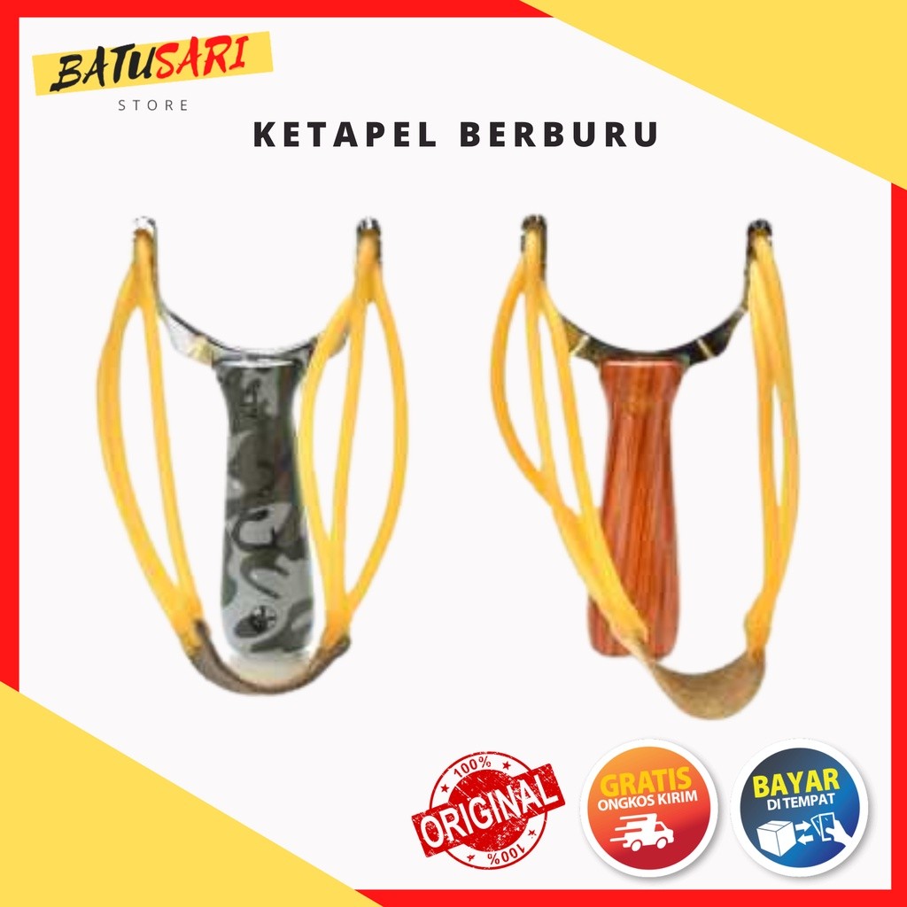 Ketapel-katapel-ktapel-ketapel slingshot-ketapel burung-ketapel berburu-ketapel ikan Powerful Outdoo