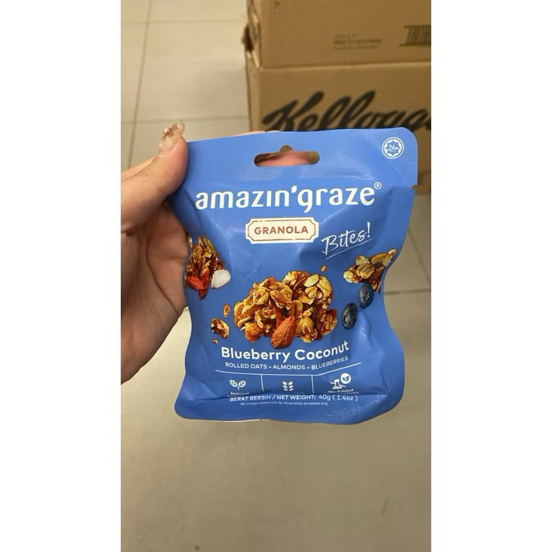 

amazin graze granola bites 40gr / nut mix / trail mix 30gr