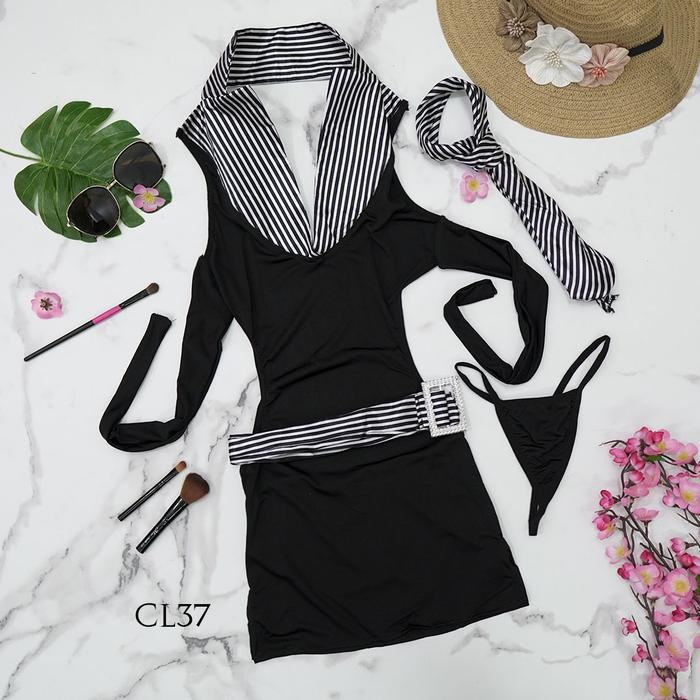 Dress Kostum  Office Secretary  Lingerie Costume Motif CL37