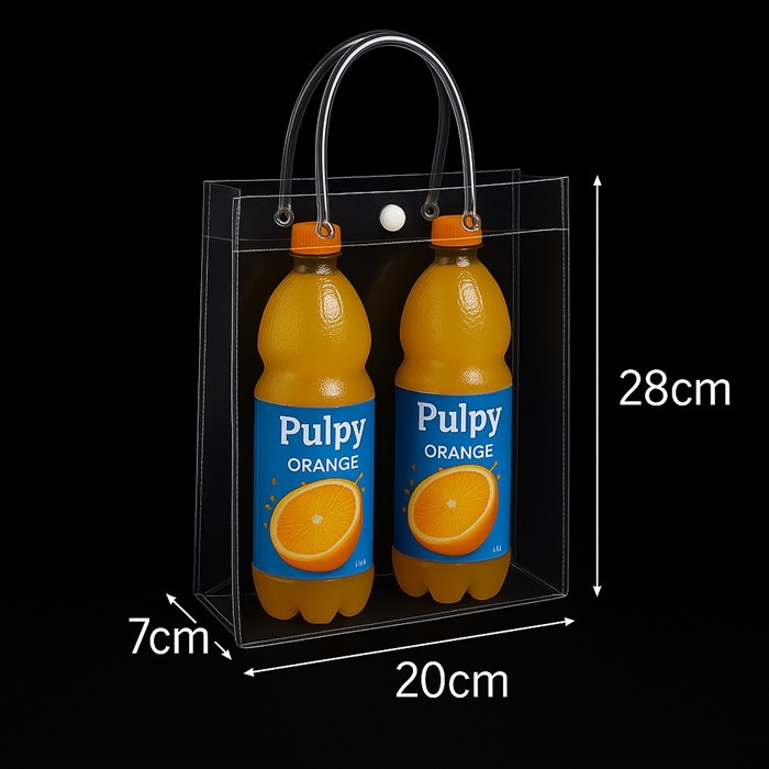 

Bag Transparan PVC Premium | Tote Bag Elegant Waterproof untuk Hadiah, Event, & Belanja pelastik plastik tas souvenir ulang tahun kado Tas Bening