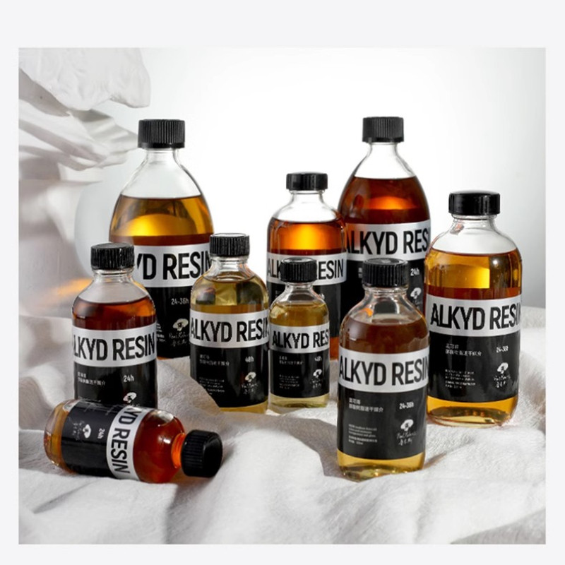

60/100/250/500ml Alkyd Resin Quick-drying Medium Gel Media 24h/24-36h/48h Speed Up Pigment Drying Speed