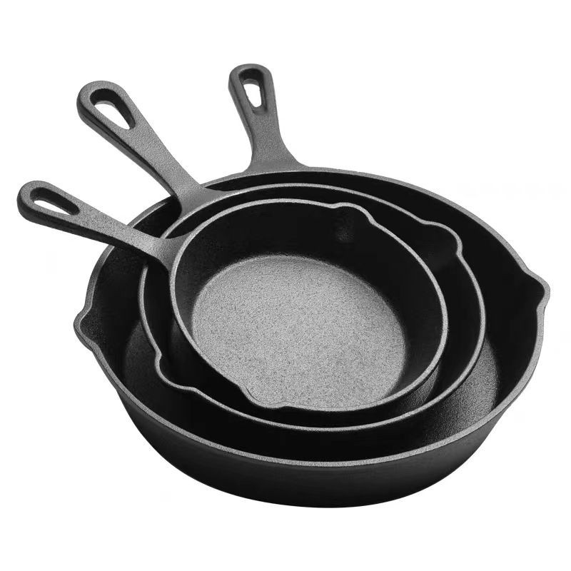 WAJAN BESI CAST IRON BULAT | FRYING PAN CAST IRON | WAJAN BESI COR TEBAL KUAT