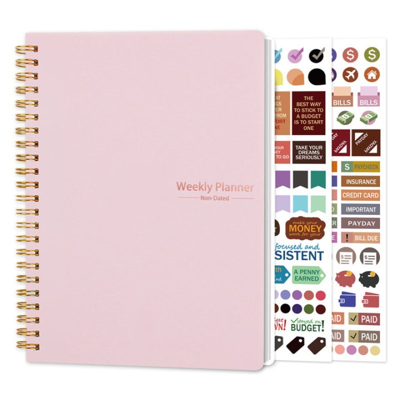 

2024 Weekly Planner Agenda Notepad A5 Notebook 52 Weekly Planner Schedule Stationery School Office Supplies Stationery