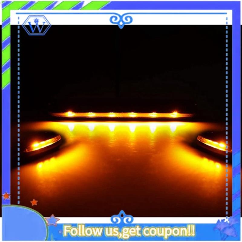 M46K-3PC Cab Marker Roof Running Amber Side Clearance Dome LED Light Assembly Cab Roof Light For Che