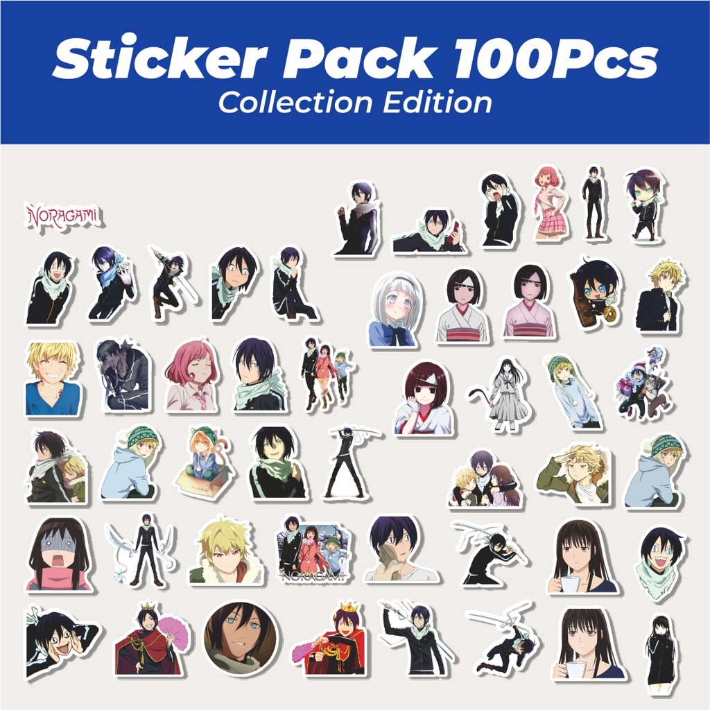 

Hot Stiker Anime Series Noragami Character Mix 1 Lucu Anti Air Stikers Berperekat Waterproof Sticker Decal Buat Motor Helm Buku Journal Koper Casing HP Laptop Botol Minum