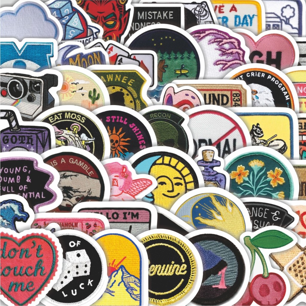 

Stiker Cutting Pack Stiker Patch V12 Isi 100Pcs Series Aesthetic Lucu Keren Untuk Koper Bahan Vynil