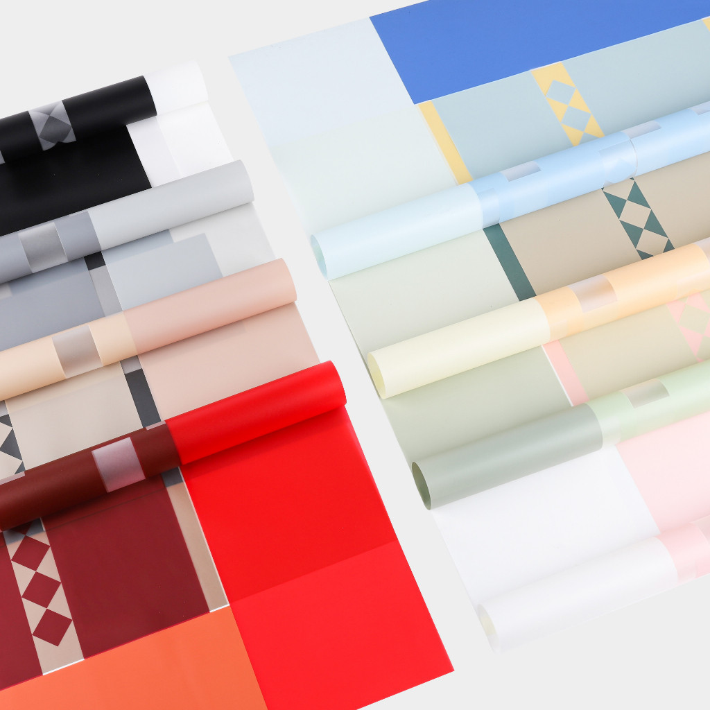 

One Paper - Kertas Buket Bunga Dua Warna Bi Collor Flower Wrapping Cellophane Ecer Perlembar KB72