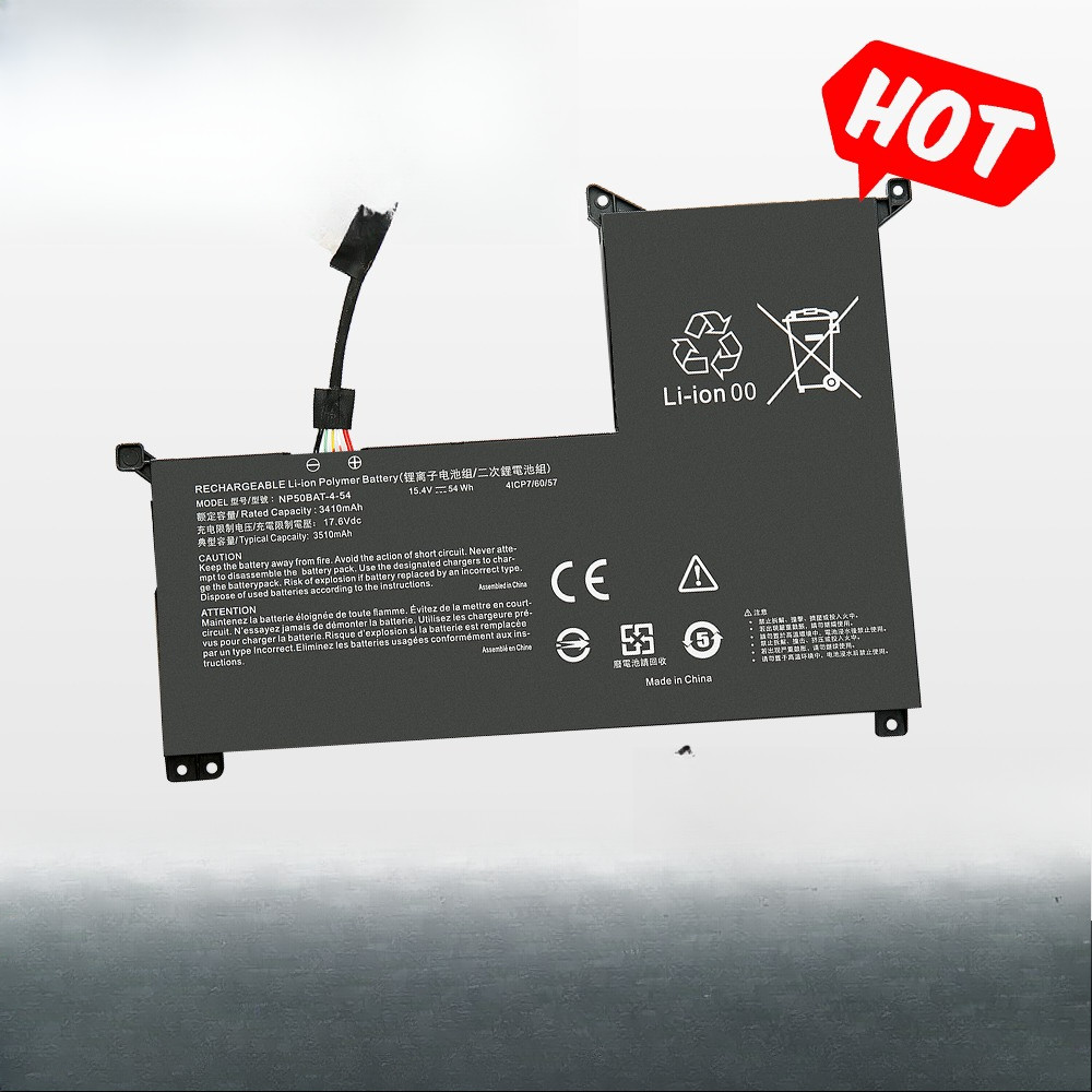 Keyuan NP50BAT-4-54 Laptop Battery for Clevo Lithium Polymer Focus16 G7 KE X15 AT23 Clevo NP70 NP786