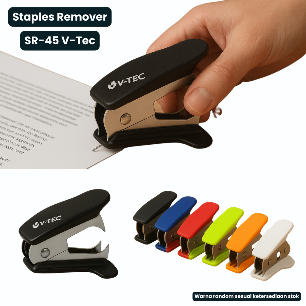 

[ATK88] Staples Remover V-Tec SR-45 / Alat Pembuka Isi Staples