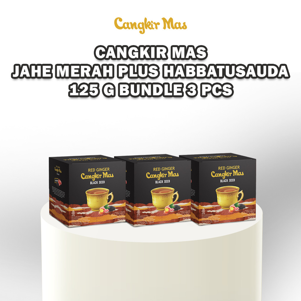 

CANGKIR MAS Jahe Merah Habbatusaudah 3 Box