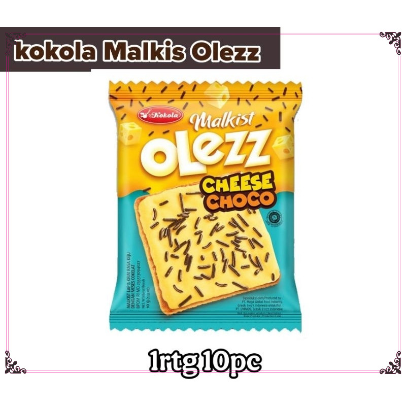 

bagusaw17 Kokola Malkist Olezz Cheese Choco 10 Gram 1 Pack Isi 10 Pcs V1