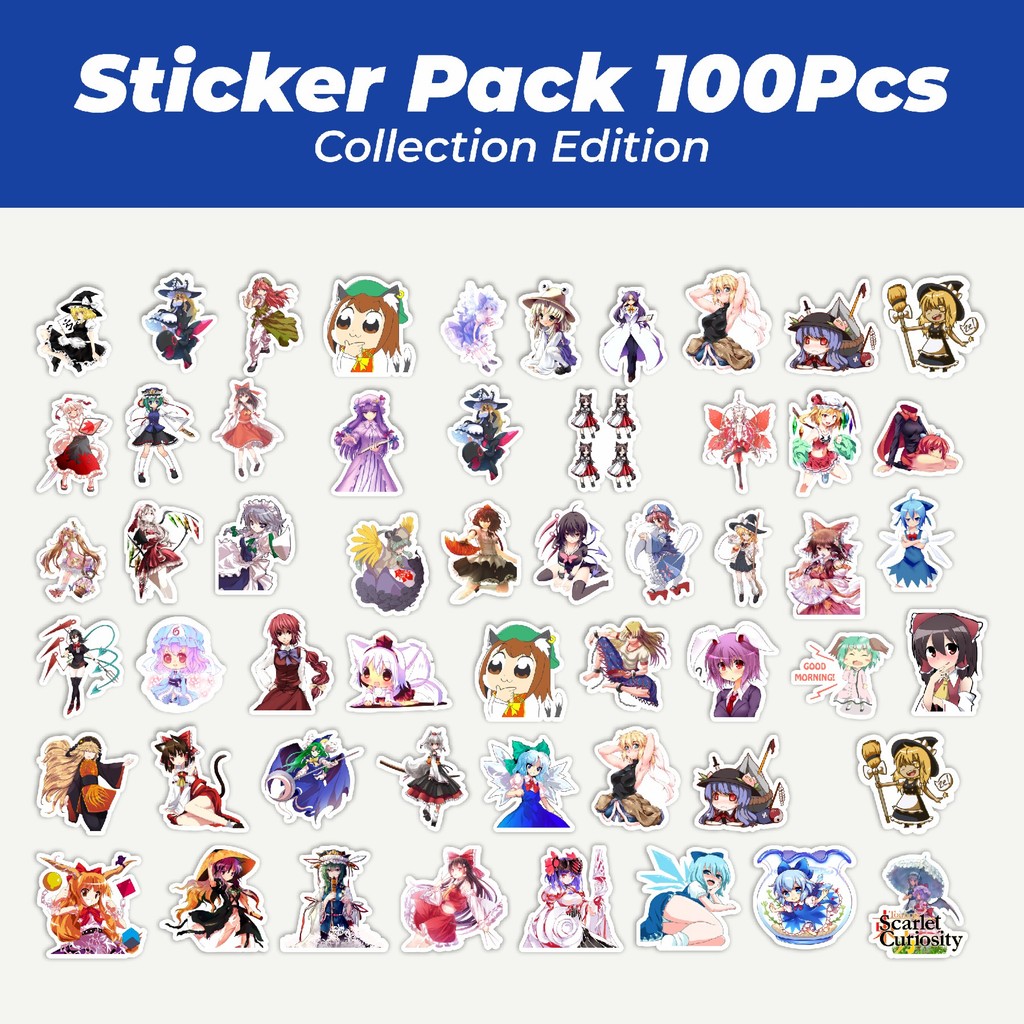 

Hot Stiker Game Series Touhou Project Karakter Mix 3 Lucu Anti Air Stikers Berperekat Waterproof Sticker Decal Buat Motor Helm Buku Journal Koper Casing HP Laptop Botol Minum