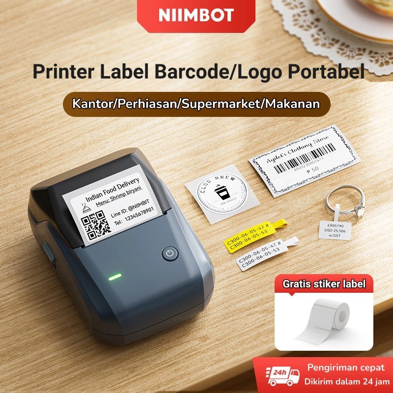 

NIIMBOT B1 Printer Label Kantor, Mesin Pembuat Label untuk Kabel/Jewelry/Logo/Barcode/Kode QR.