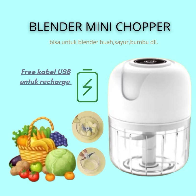 Mini Copper Kylo Portable Blender Mini Elektrik Dengan Charger USB