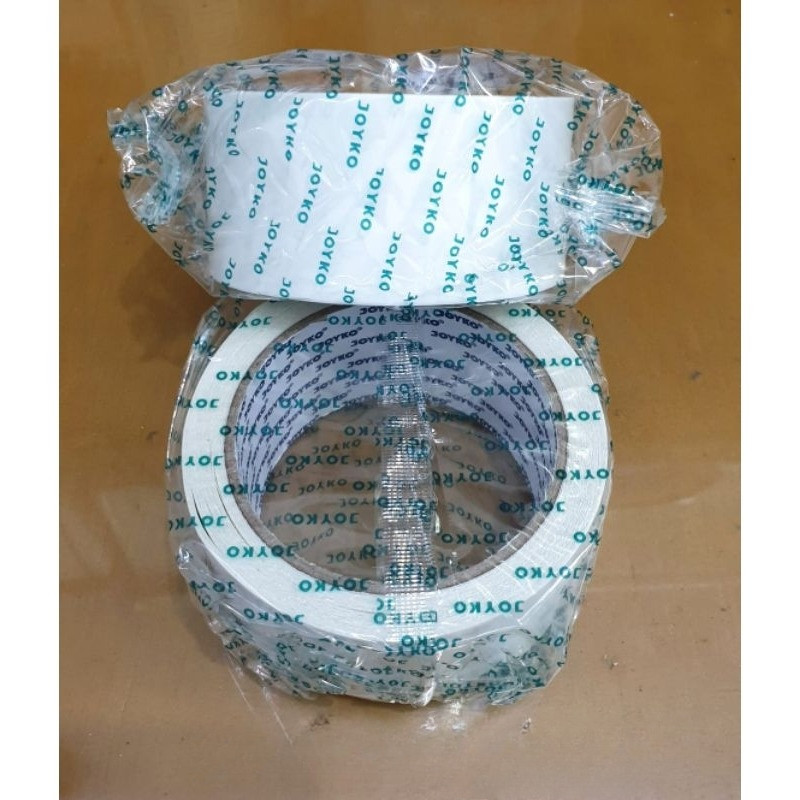

( 6 buah ) Double Sided Tape Perekat 2 Sisi Joyko 48 mm x 15 yard ( 2 inch ) Blue core