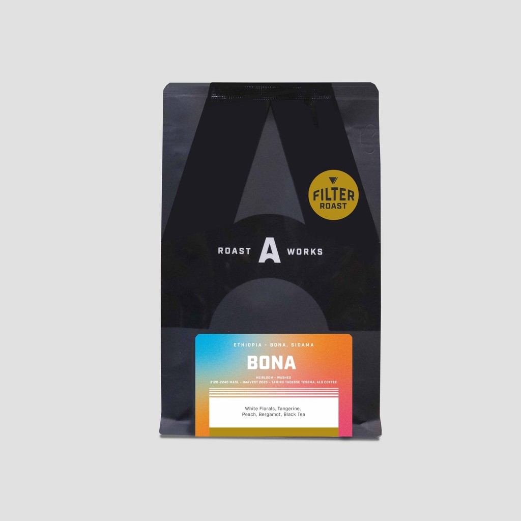 

Ethiopia Sidama Bona Heirloom Washed Alo Coffee (Filter) - A Roastworks - Biji Kopi