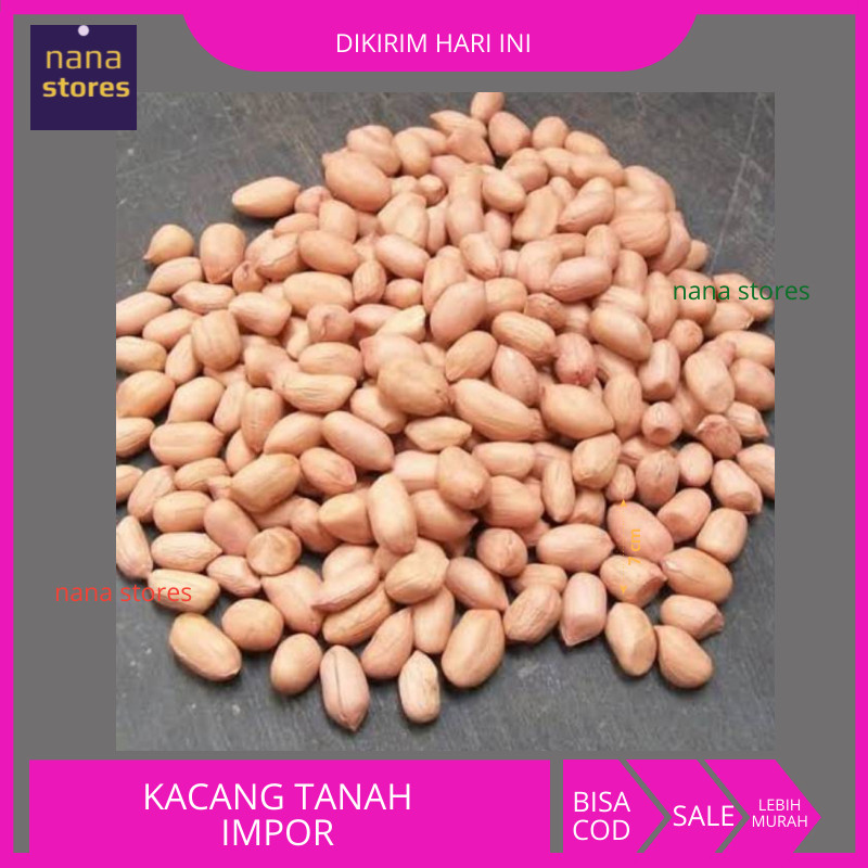 Kacang Tanah Super Jumbo Random Berat 1 kg
