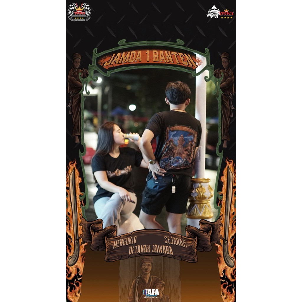 AXULE Kaos Original Jamda 1 Yrki Pengprov Banten Katun Premium