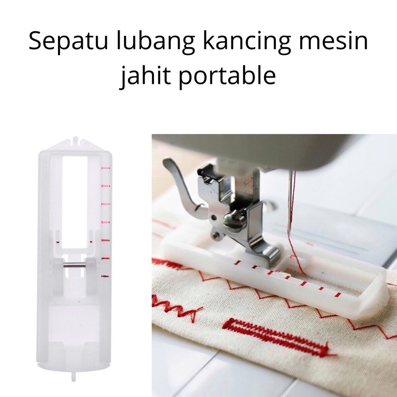 Sepatu lubang kancing mesin jahit portable/ janome/ brother