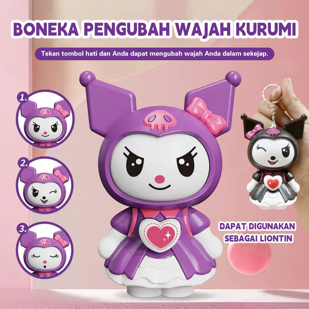 Sanrio Kuning Barongsai Dino Nailong Crayon Shinchan Gantungan Kantong Plastik Bisa Berubah Wajah Lu