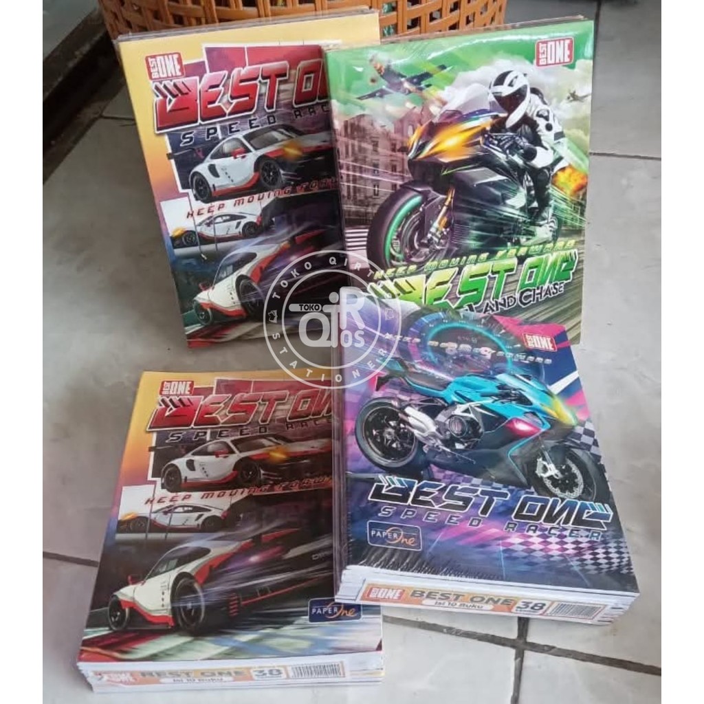 

buku tulis BEST ONE 38 lembar (TERBARU) bisa pilih motif cewe dan cowo TOKO QIRTOS