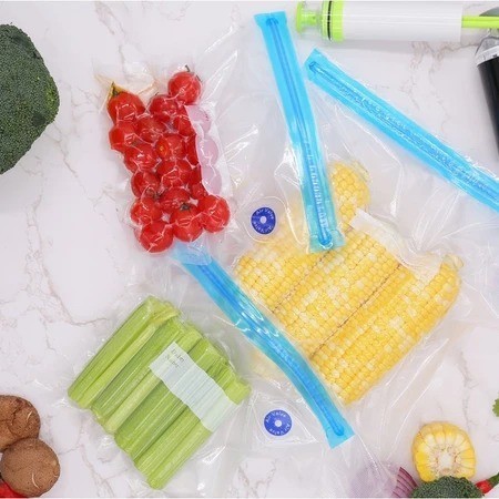 Plastik Penyimpanan makanan Bisa Pakai Berulang Kali / Zipper Lock Vavum Makanan