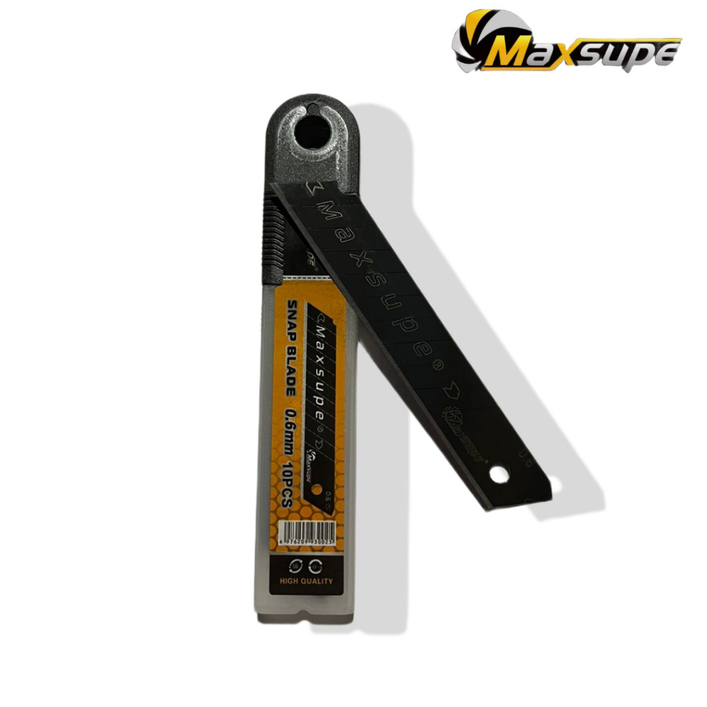 

MAXSUPE Isi Cutter Hitam 10 Pcs / Refill Silet Black 10pcs