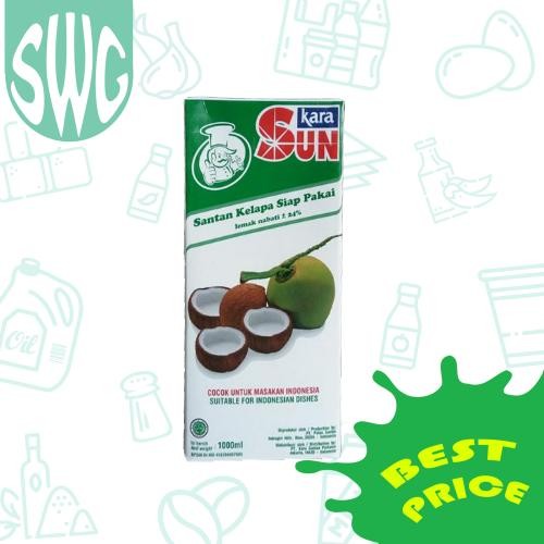 

Promo SUN KARA Santan Kelapa 1 liter