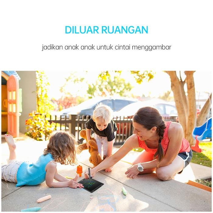 

KIVEE LCD Drawing Tablet 10" 12 " Colour Papan Tulis Bisa Hapus Edukasi Mainan Papan Gambar Anak Asli - Blue-CP13