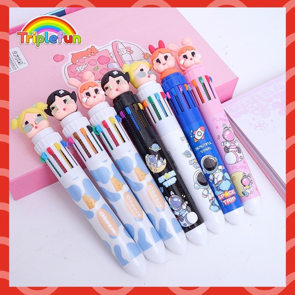 

Pena 10 Warna PowerPuff Girl Cry Baby Pulpen Multi Warna Warni PC-1913 Karakter Lucu Astronot Warna Warni Karakakter Astronaut Lucu Anak Sekolah Grosir Bisa COD