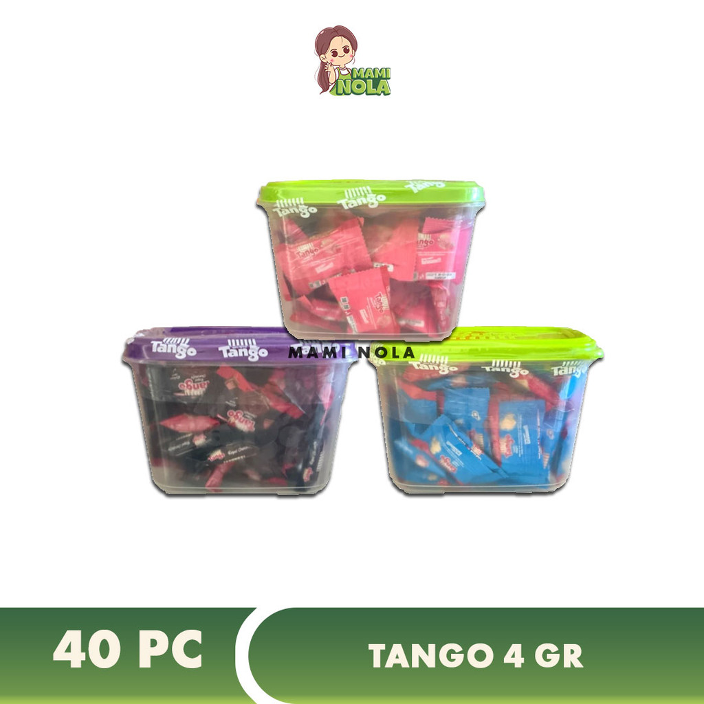 

Tango Wafer MIni 4gr Kemasan Container Box Isi 40 pc