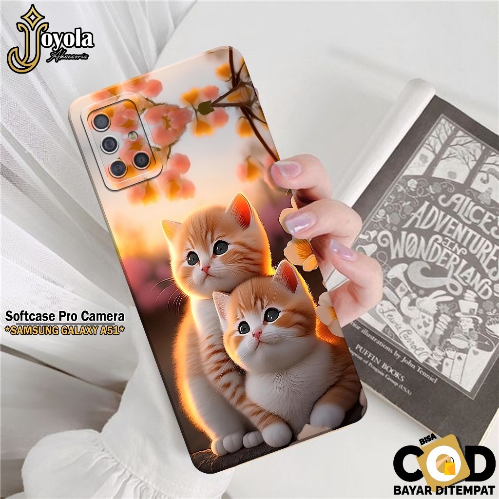 Softcase Samsung Galaxy A51 Terbaru Silikon Pro Camera Fashion Case Kucing Kesing Samsung Galaxy A51