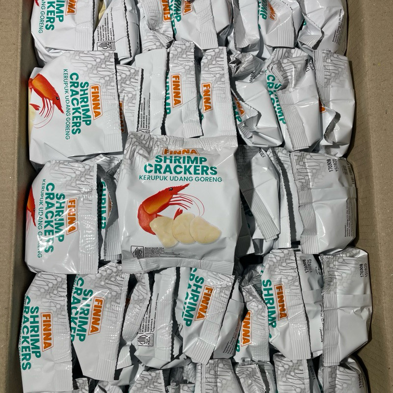 

New Finna KERUPUK UDANG 1 Box isi 120 pcsPremium