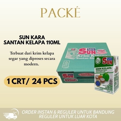 

Sun Kara Santan Kelapa Siap Pakai 110ml [1 CARTON/24 PCS]