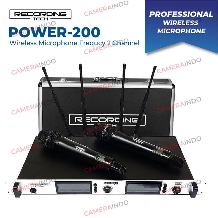 Recording Tech RT Super 200 MKII Super200 Wireless Mic 2 Channel - Super 200