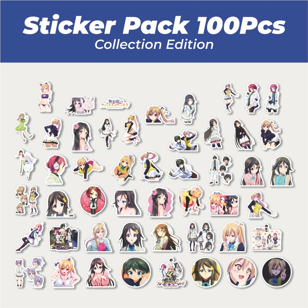 

Hot Stiker Anime Series Myriad Colors Phantom World Lucu Anti Air Stikers Berperekat Waterproof Sticker Decal Buat Motor Helm Buku Journal Koper Casing HP Laptop Botol Minum
