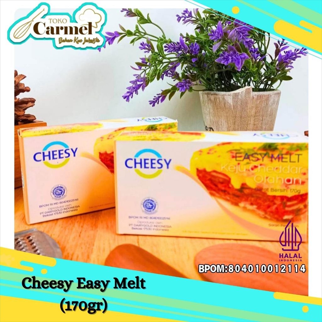 

Keju Cheesy Easy Melt 170gr - Keju Leleh
