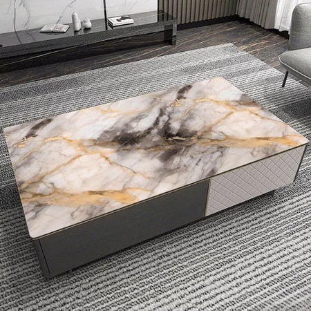 New 60cm * 10m Wallpaper Dapur Stiker/wallpaper Marmer/stiker Kabinet Meja Makan/stiker