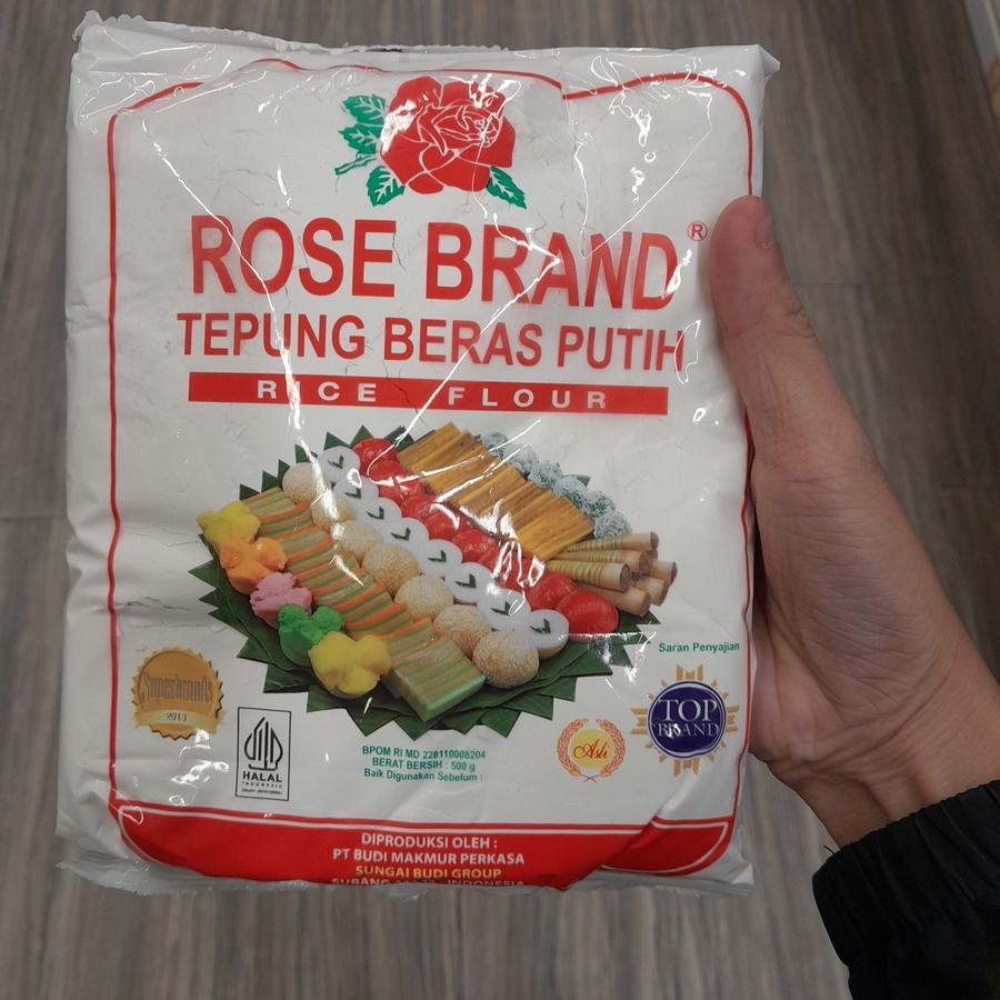 

Rose Brand tepung Beras Putih 500gr